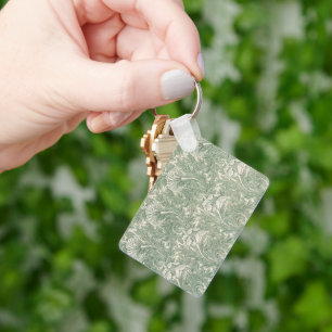 Tulp door William Morris, Vintage bloemkunst Sleutelhanger