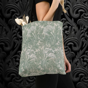 Tulp door William Morris, Vintage bloemkunst Tote Bag