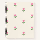 Tulp Dreams Notitieboek Hoesje 🌷✨ - Bloemenpatroo (Voorkant)