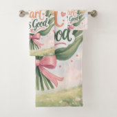 Tulp: Een frisse start voelt goed Bad Handdoek (Insitu)