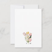 Tulp Elegante RSVP-kaart RSVP Kaartje (Achterkant)