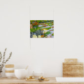 Tulp- en bloemenmarkt in Amsterdam Poster (Keuken)