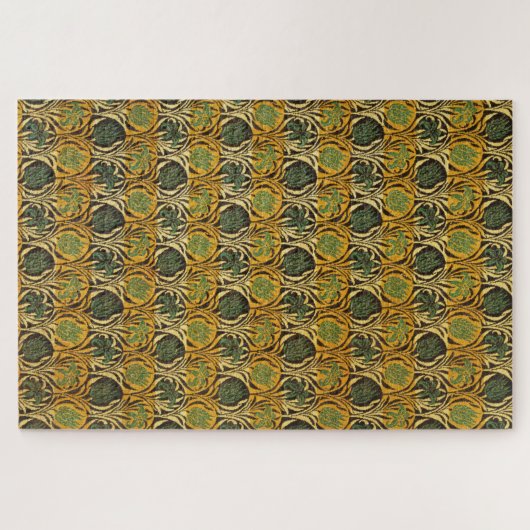 Tulp- en leliepatroon (door William Morris) Legpuzzel (Horizontaal)