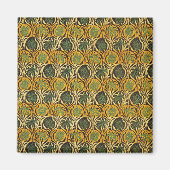 Tulp- en leliepatroon (door William Morris) Magneet (Voorkant)