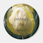 Tulp en Quote Magnet (Voorkant)