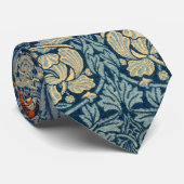 Tulp en Roos Datum, Ontwerp 1876 William Morris Stropdas (Opgerold)