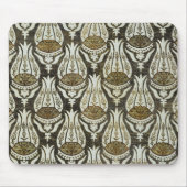 Tulp en traliewerk William Morris bloemkunst Muismat (Voorkant)