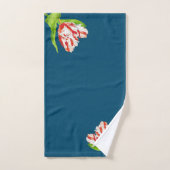 Tulp Estella Rijnveld op een badkamerhanddoekset Bad Handdoek (Handdoek)