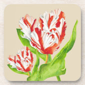 Tulp Estella Rijnveld op een Onderzetter Set (Voorkant)