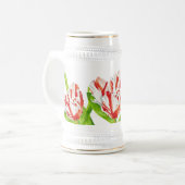 Tulp Estella Rijnveld op een Stein Bierpul (Voorkant links)