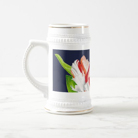 Tulp Estella Rijnveld op een Stein (II) Bierpul (Links)