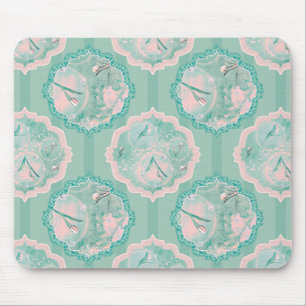 Tulp Fantasy Groen en Roze Muismat