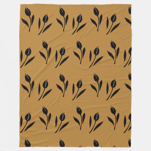 Tulp Fleece Deken (Voorkant)