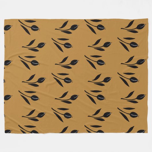 Tulp Fleece Deken (Voorkant (Horizontaal))