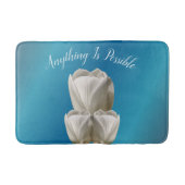 Tulp Flowers Alles is mogelijk Inspirerend Badmat (Voorkant)