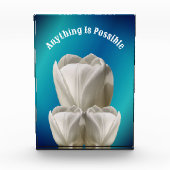 Tulp Flowers Alles is mogelijk Inspirerend Fotoblokken (Voorkant)