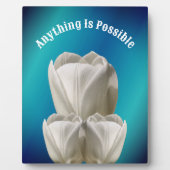 Tulp Flowers Alles is mogelijk Inspirerend Fotoplaat (Voorkant)