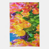 Tulp Flowers - Vlaanderen Theedoek (Verticaal)