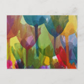 Tulp Flowers, Waterverf Flowers, Floral Briefkaart (Voorkant)