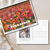 Tulp Garden Wedding Save the Date Briefkaart