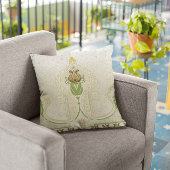 Tulp gestileerde delicate wervelingen Home Decorat Kussen