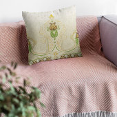 Tulp gestileerde delicate wervelingen Home Decorat Kussen