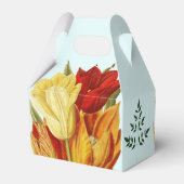 Tulp gunstbox bedankdoosjes (Achterkant)