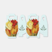 Tulp gunstbox bedankdoosjes (Uitgevouwen)