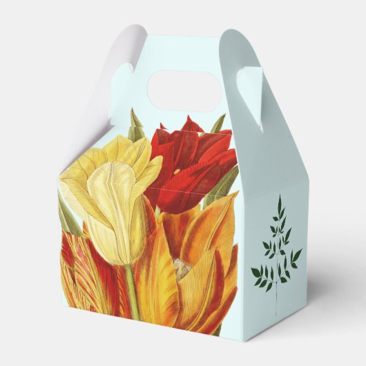 Tulp gunstbox bedankdoosjes (Voorkant Zijde)