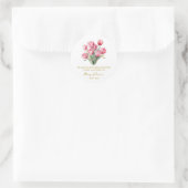 Tulp Herdenkingszaad Packet Ronde Sticker (Tas)