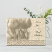  Tulp Huwelijksuitnodiging Kaart (Staand voorkant)