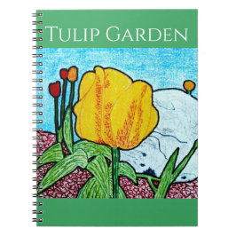 Tulp in tuin  notitieboek