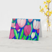 Tulp-Kaart Kaart (Gele Bloem)