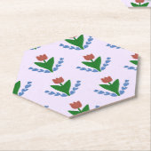 Tulp Kartonnen Onderzetters (Schuin)