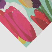 Tulp Kleurrijke Bloemen Bloemen Bloemen Bloemen Tu Tissuepapier (Detail)