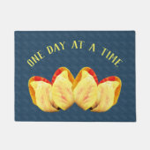 Tulp knippert één dag voor één keer Inspirerend Deurmat (Voorkant)