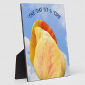 Tulp knippert één dag voor één keer Inspirerend Fotoplaat (Zijkant)