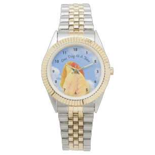 Tulp knippert één dag voor één keer Inspirerend Horloge