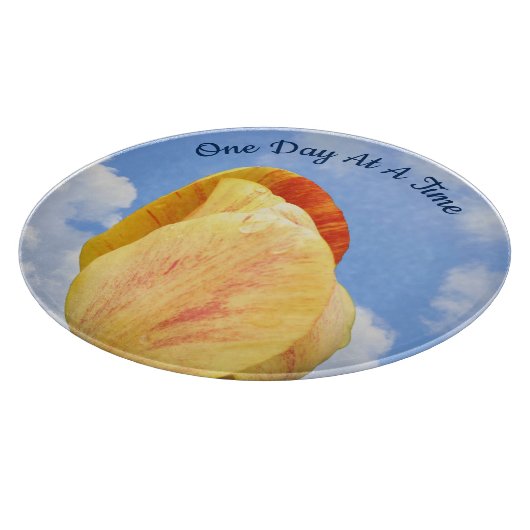 Tulp knippert één dag voor één keer Inspirerend Snijplank (Hoek)