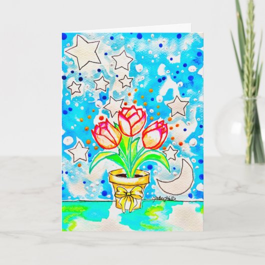 Tulp Kunst Kaart (Voorkant)