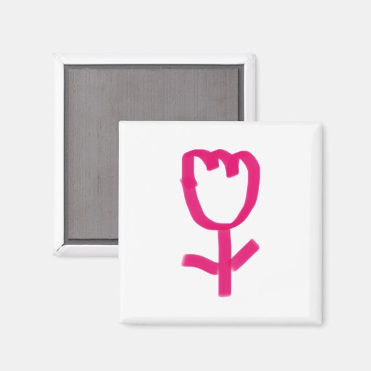 Tulp | magneet (Voorkant / Achterkant)