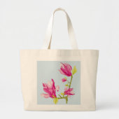 Tulp Magnolia's op een Canvas tas (Voorkant)