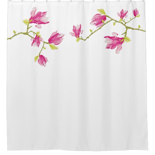 Tulp Magnolia's op een douchegordijn (Voorkant)