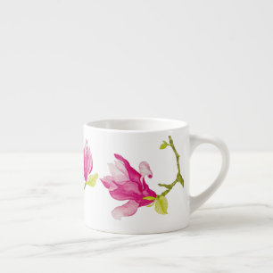 Tulp Magnolias op een Espresso Mok