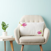 Tulp Magnolia's op een lumbaal kussen (Stoel)