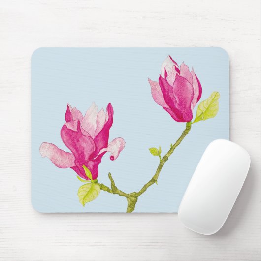 Tulp Magnolias op een Muismat (Met muis)