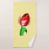 Tulp Meisje Badhanddoek -  (Badhanddoek)