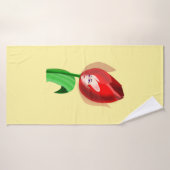 Tulp Meisje Badhanddoek -  (Badhanddoek)