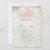 Tulp met Verse Wedding Kaart (Voorkant)