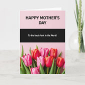 Tulp Moederdag kaart (Voorkant)